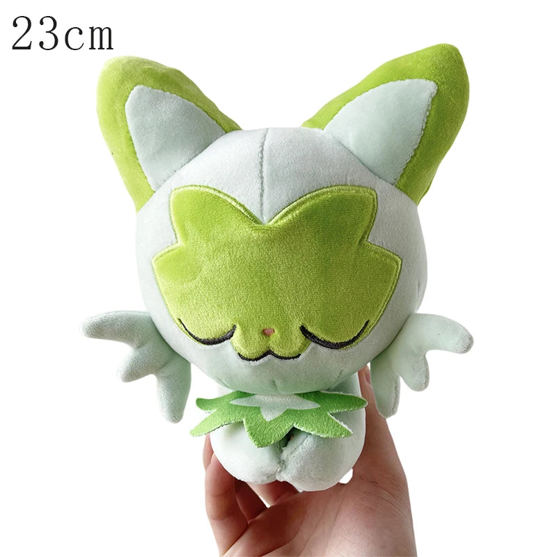 Sleeping Sprigatito Plush Pokemon Charizard Pelcuhe Toy Gengar  Stuffed Doll Soft Cute Cartoon Animals Xmas Gifts for Kids