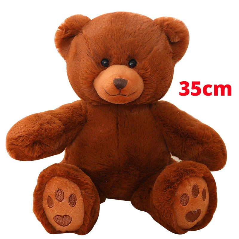 High Quality Cute Plush Bear Plush Pillow Lovely Bow-Knot Bears Plush Toys Stuffed Soft Animal Dolls Xmas Valentine's Gift