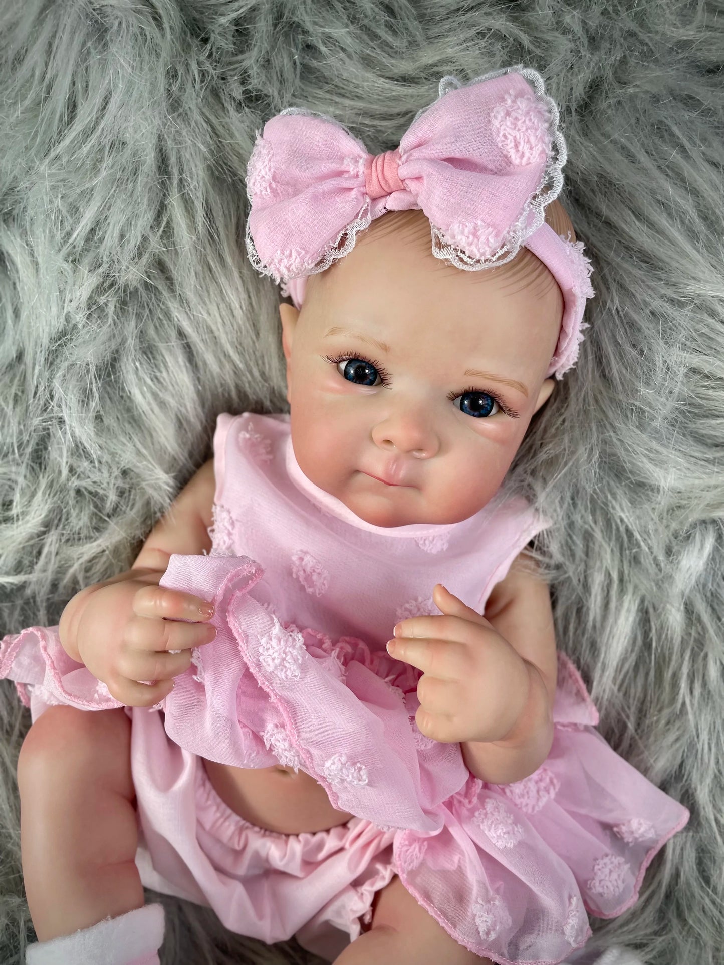 MRB 18 Inch Bettie Full Body Silicone Vinyl Girl Washable Reborn Baby Doll With Painted Lifelike Hair Bebe Reborn Christmas Toys