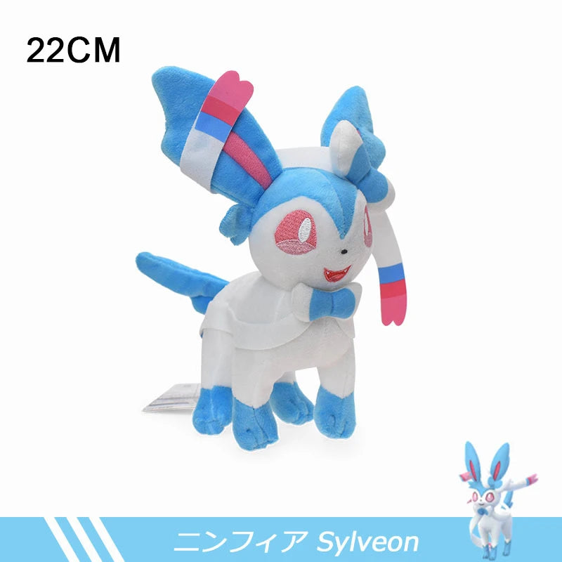 Pokemon Eevee Collection Plush Flareon Vaporeon Stuffed Doll Espeon Umbreon Glaceon Leafeon Sylveon plushies Xmas Gifts For Kids