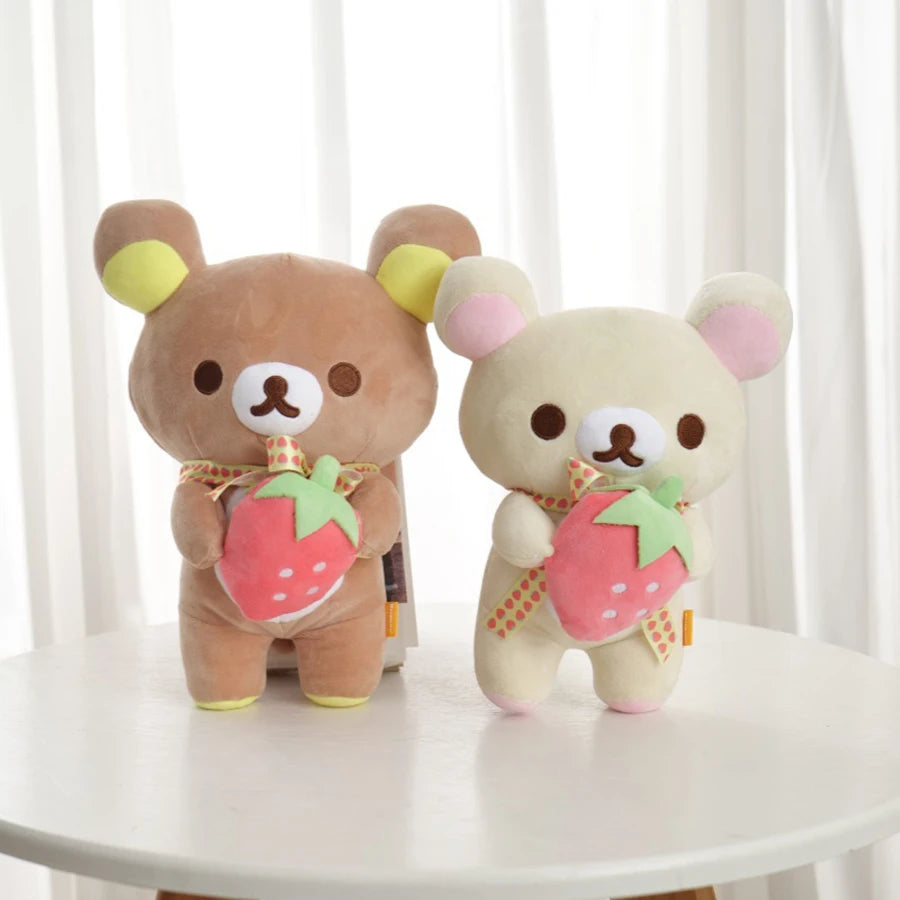 Anime Rilakkuma Cartoon Plush Doll Soft Kuma Easy bear Toys Kawaii Room Decor Teddy Bear Plushies Cute Couple Bear Xmas Gifts