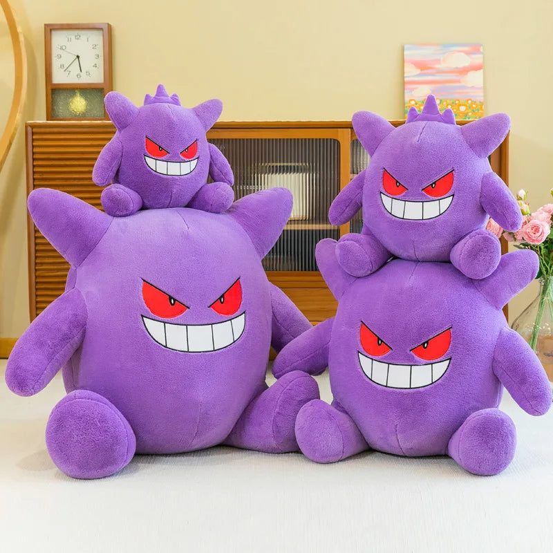 30-65cm Gengar Peluche Pokemon Plush Toys Anime Stuffed Toy Doll Kawaii Gengar Pendant Clip Soft Stuffed Plush Doll Gift for Kid