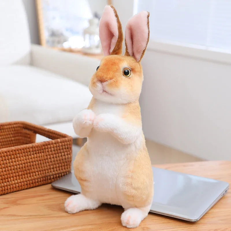 Huge Mini Simulated Animal Dog Rabbit Toys Cute Animal Soft Simulation Doll Easter Birthday Gift Kids Toy Bedroom Decor