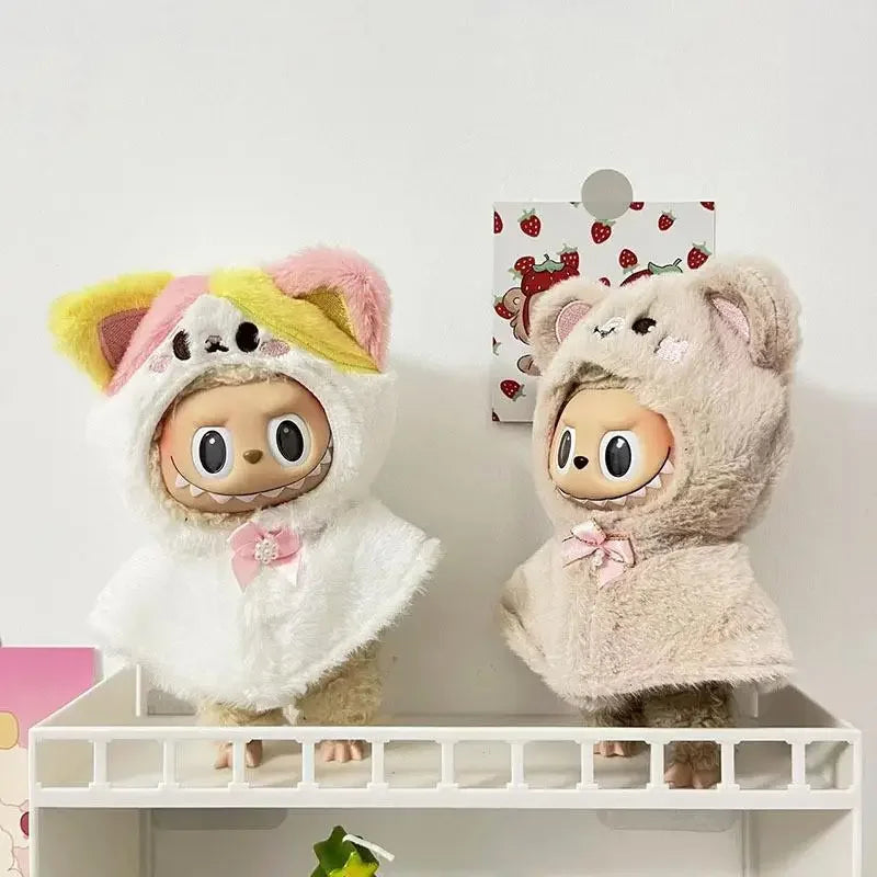 Clothes Only for 17cm Labubu Doll Mini Clothes(no doll)