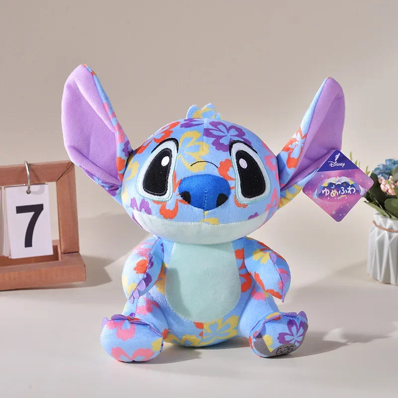 Hot Disney Cartoon Blue Pink Stitch Plush Dolls Anime Toys Lilo and Stitch Stich Plush Stuffed Toys Christmas Gifts for Kids