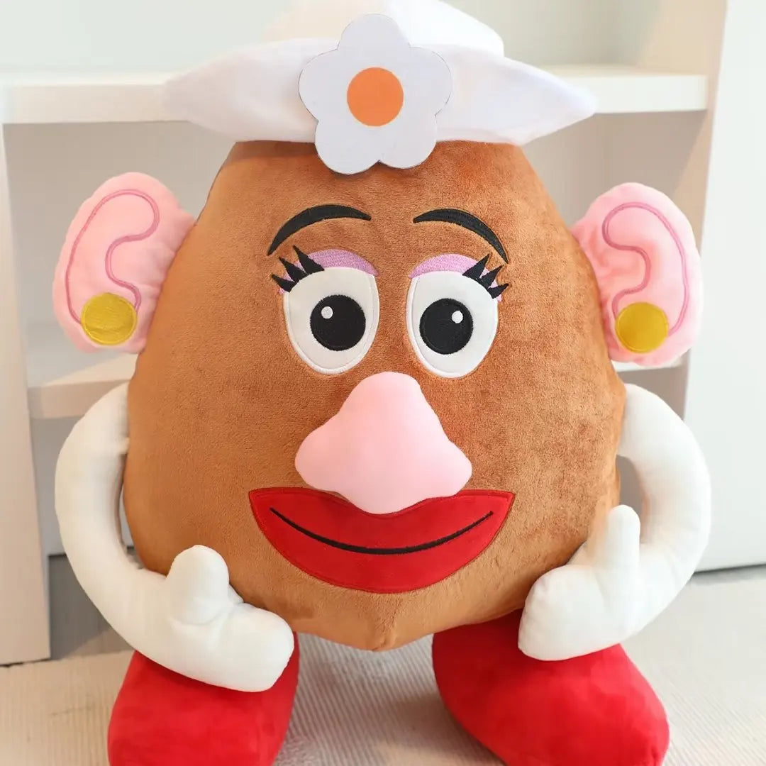 Disney Mr And Mrs Potato Head Plush Toy Lovely Stuffed Toy Story Anime Plushies Sleeping Doll Pillow Blanket Nap Xmas Gifts Girl