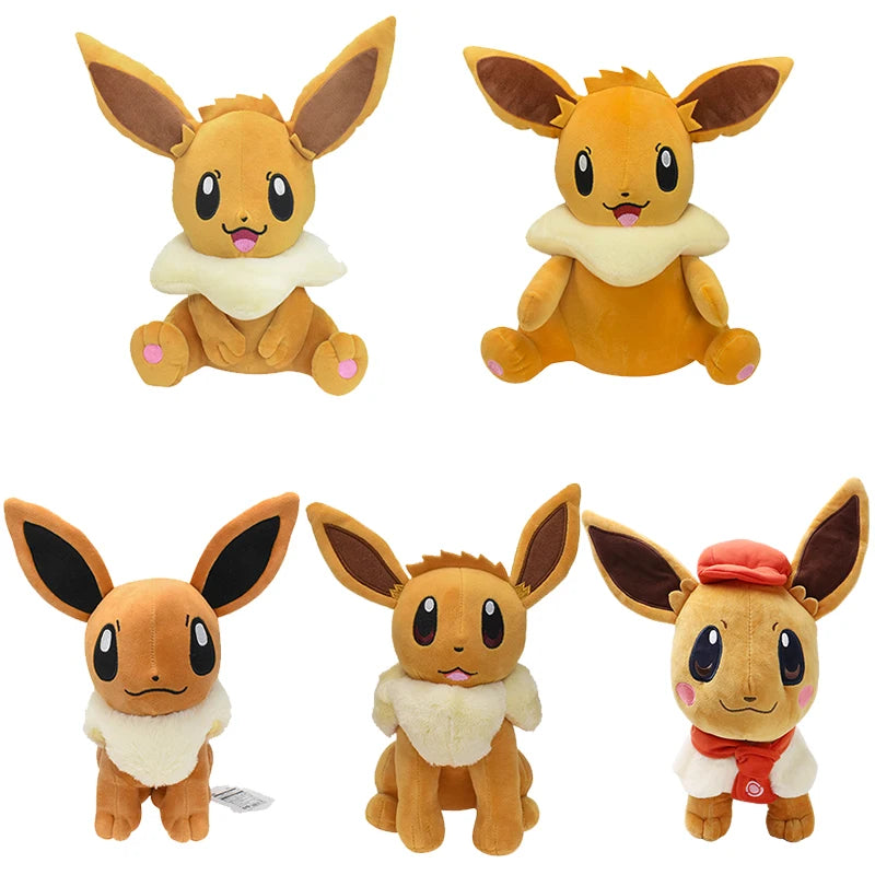 Big Size Pokemon Plush Toys Eevee Umbreon Cartoon Figure Peluche Dolls KJolteon Vaporeon Sylveon Anime Stuffed Dolls Gifts