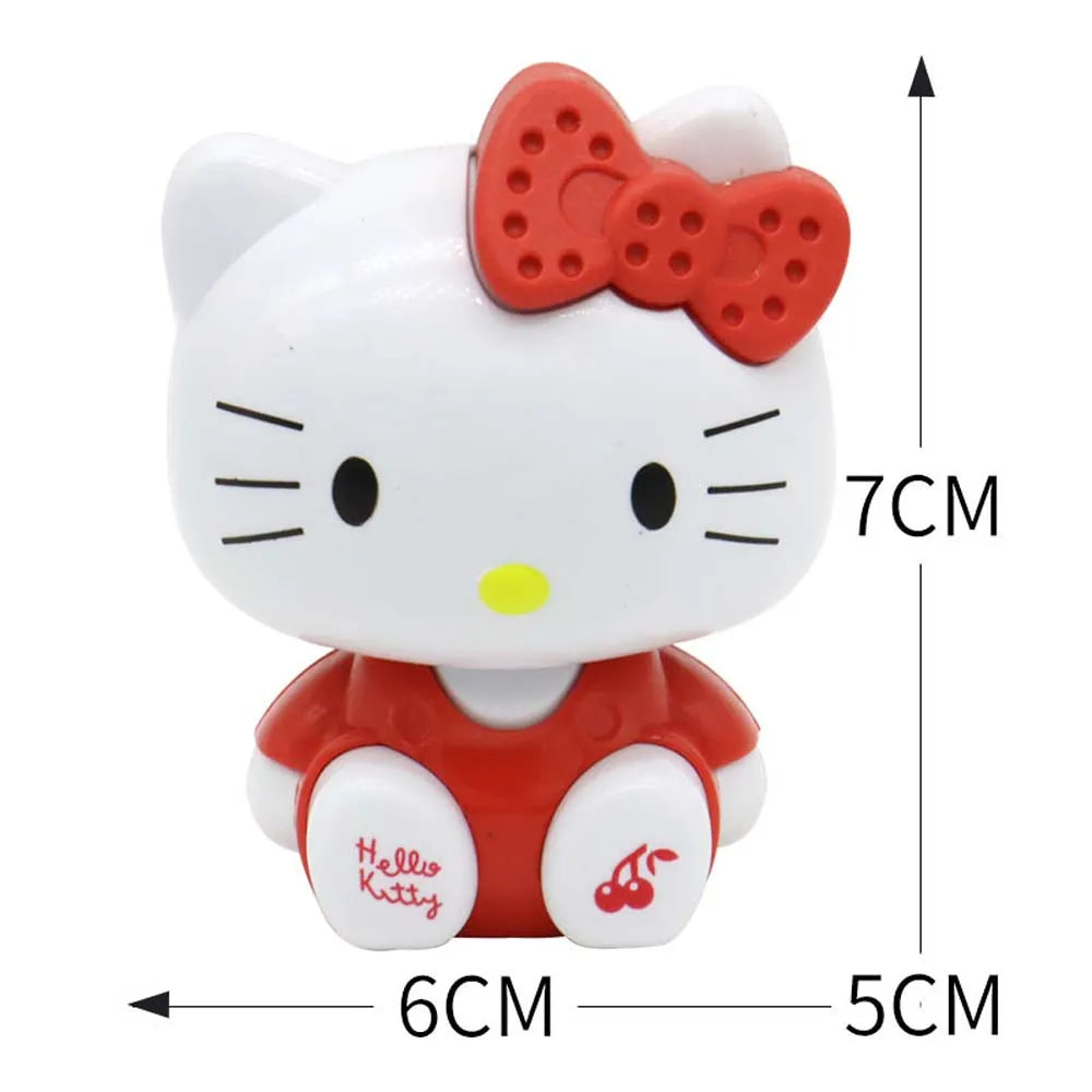 Sanrio Figuren Doll Cute Hello Kitty Action Figure Cake Decoration PVC Model Desktop Toy Car Deco Ornaments Children's Gift