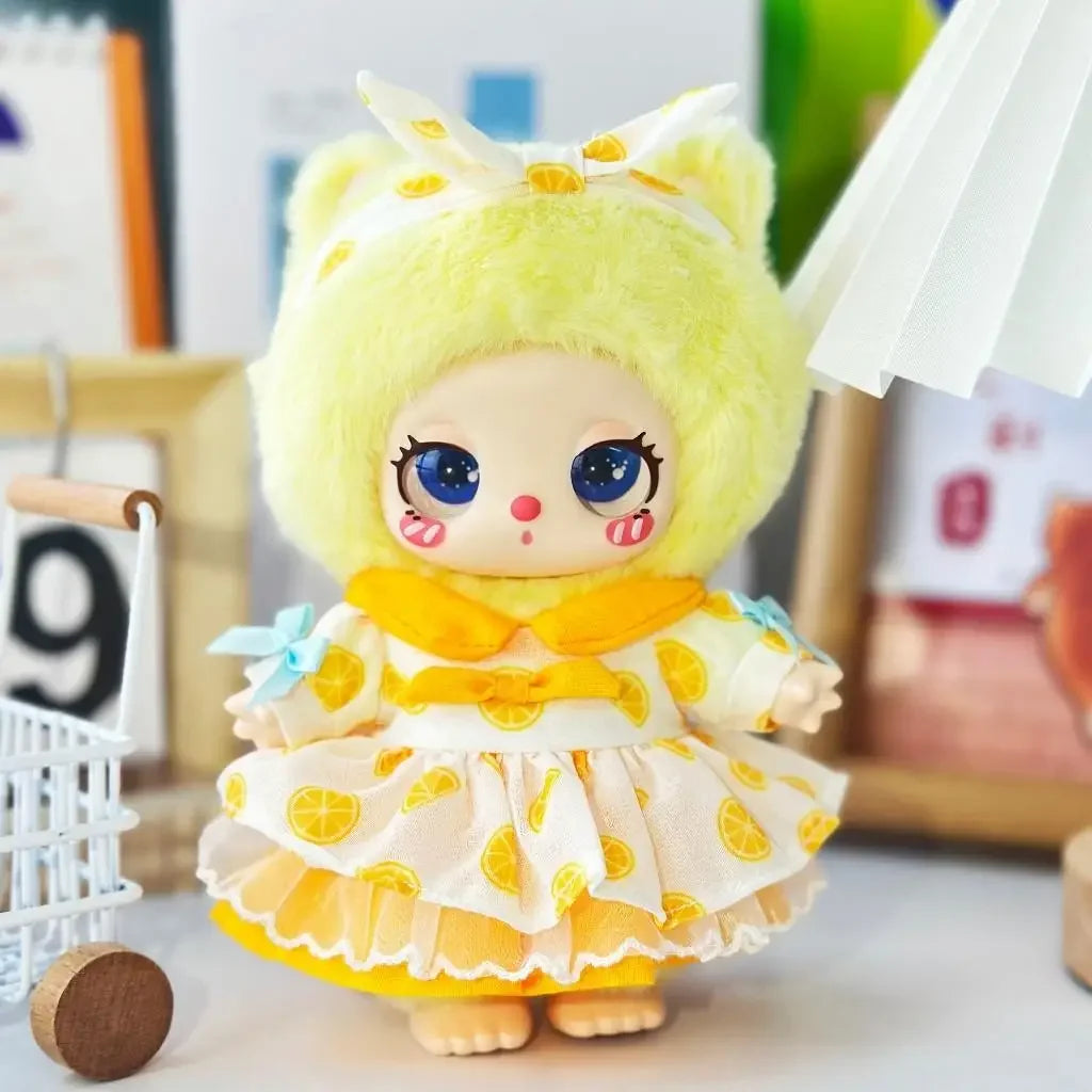 Mini Doll'S Clothes Outfit Decoration For Liila Lucky Cat Idol beautiful dress Little Clothes