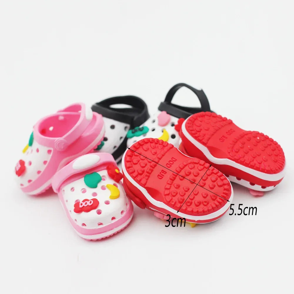 Doll Shoes (5.5 * 5cm) Sandals For Upset Duck for 20cm EXO Cotton Doll and UpsetDuck