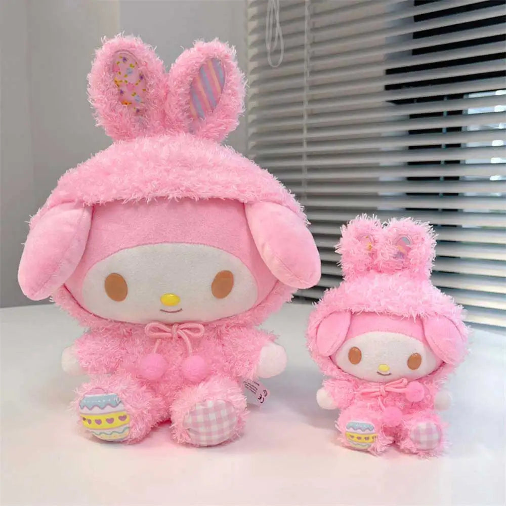 Kawaii 30cm Sanrio Anime Plush Toys Cute Cinnamoroll My Melody Kuromi Hello Kitty Plushie Doll Home Decor Children Gift