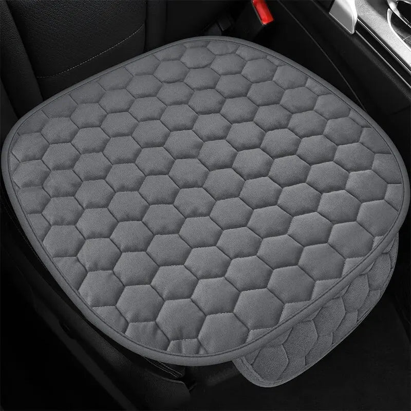 Short Velvet Autumn and Winter Car Seat Cushion Plush Single Anti-slip Square Cushion Warm and Wear-resistant