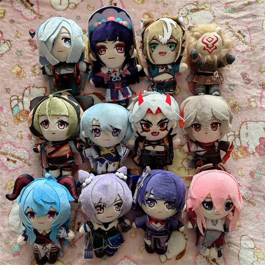 In Stock 20cm Genshin Impact Doll Albedo Kazuha Plush Toy Xiao Diluc Scaramouche Stuffed Cute Anime Plushies Cosplay Props Gifts