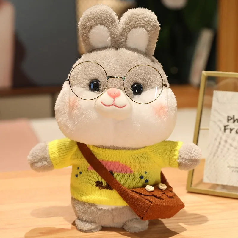 30cm New Cartoon Cute Rabbit Cosplay Dress Up Plush Toys Stuffed Lovely Bunny Dolls Soft Animals for Kids Girls Birthday Gift