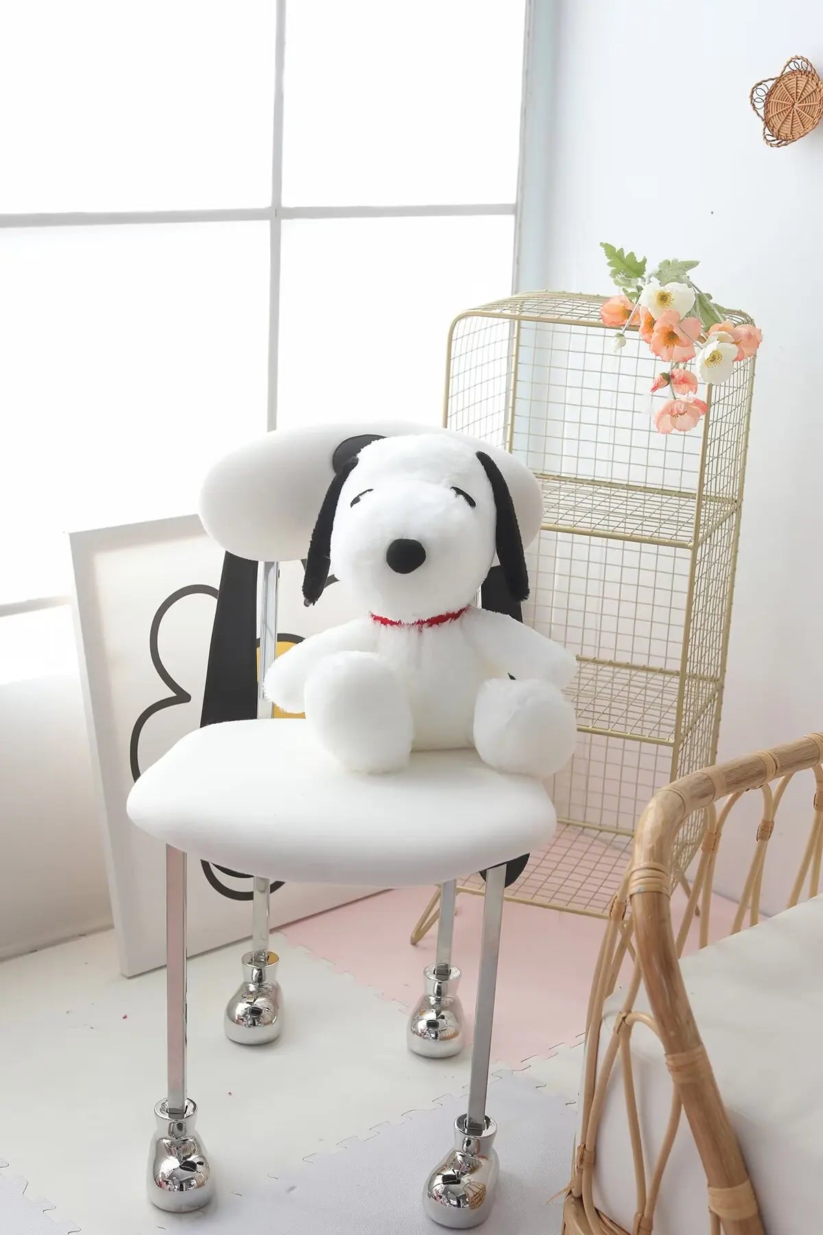 40/60cm MINISO Snoopy Plush Toy Snoopy Stuffed Doll Children's Toy Snoopy Pillow Korean Lazy Style Home Decoration Gift For Girl