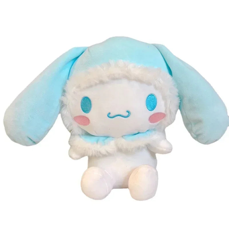 25cm Sanrio Cartoon Anime Peluche Cute Cinnamoroll Stuffed Animal Plush Doll Student Couple Kawaii Girl Gift Plushies