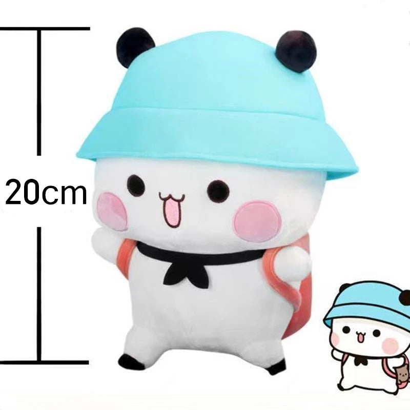 20cm Interesting Cartoon Panda Expression Pack Doll Rag Doll,Animation Peripheral Pillow, Kawaii Plush Toy Girl Birthday Gift