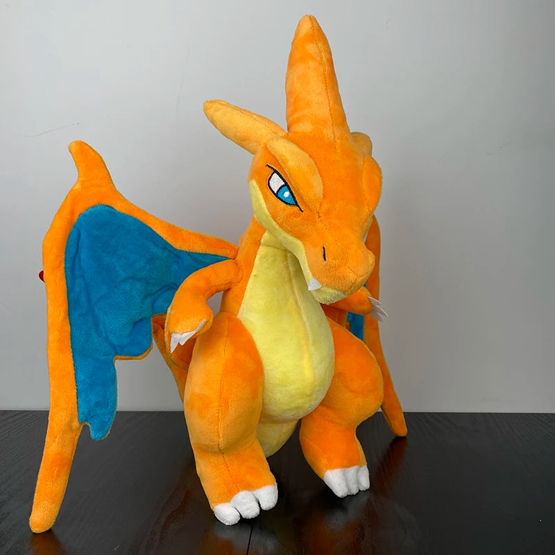 Limited  Anime Figure Charizard Plush Toys Mega Evolution X Charizard Soft Stuffed Animal Kawaii Room Decor Gift Children