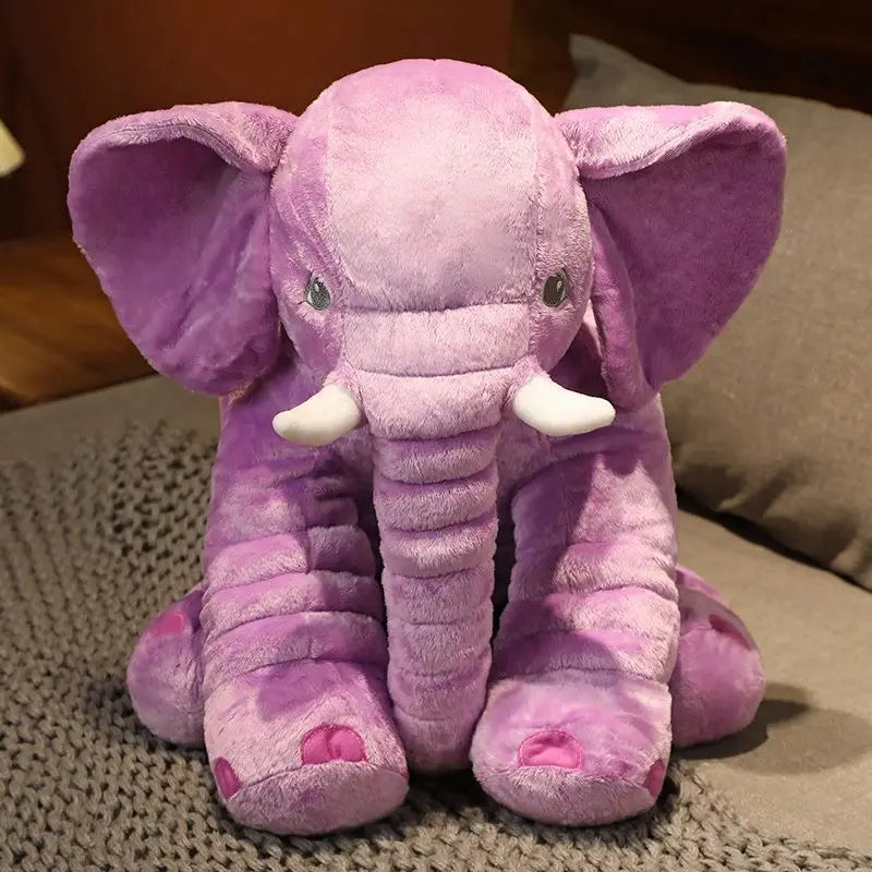 1Pcs 60cm INS Elephant Soft Pillows Kids Sleeping Pillow Stuffed Elephant Comforter Plush Animal Cushion Best Gift For Kids