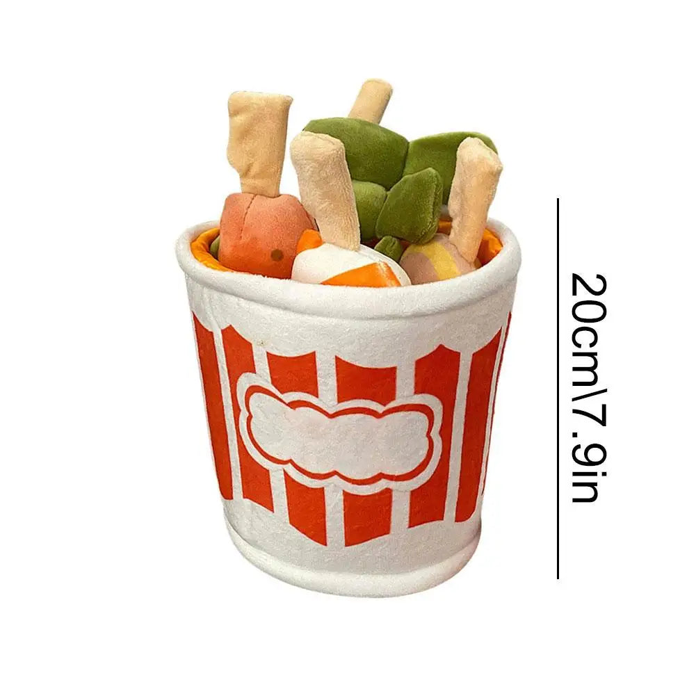 Plush Toy Pretend Cooking Meatballs Hot Pot Skewers Stuffed Toys For For Girlfriend Kids Birthday Gifts