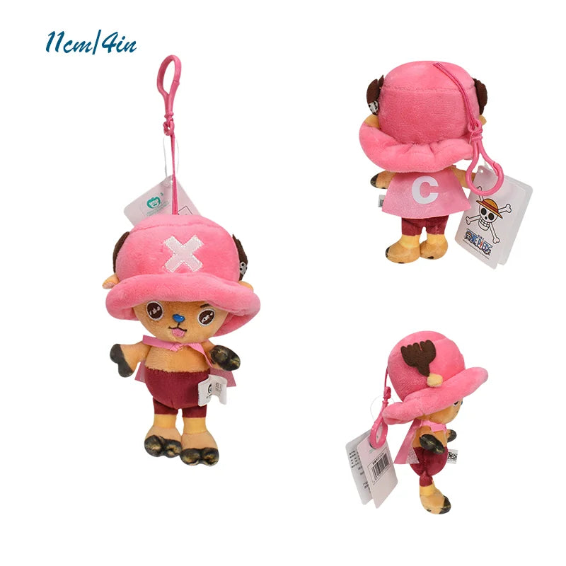 Original One Piece Plush ToysTony Tony Chopper Monkey D Luffy Vinsmoke Sanji Anime Stuffed Sabo Anime Peluche Doll Pendants Gift