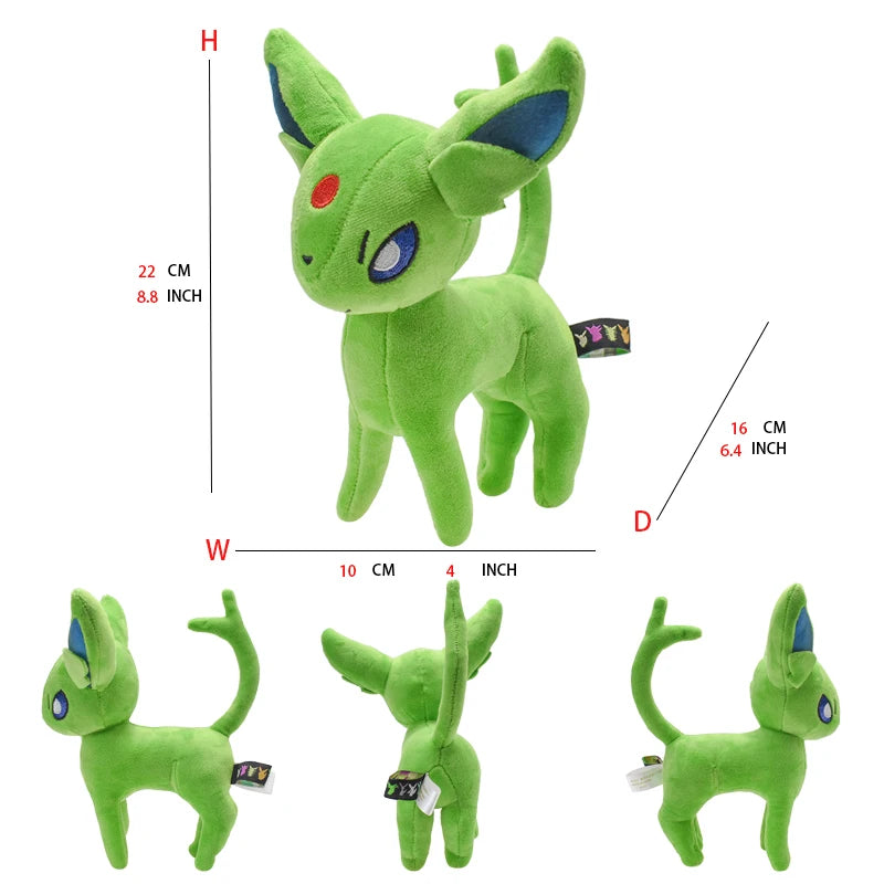 Pokemon Mimikyu Shiny Eevee Umbreon Flareon Jolteon Glaceon Vaporeon Sylveon Espeon Kawaii Stuffed Plush Toy Doll for Kids Gift