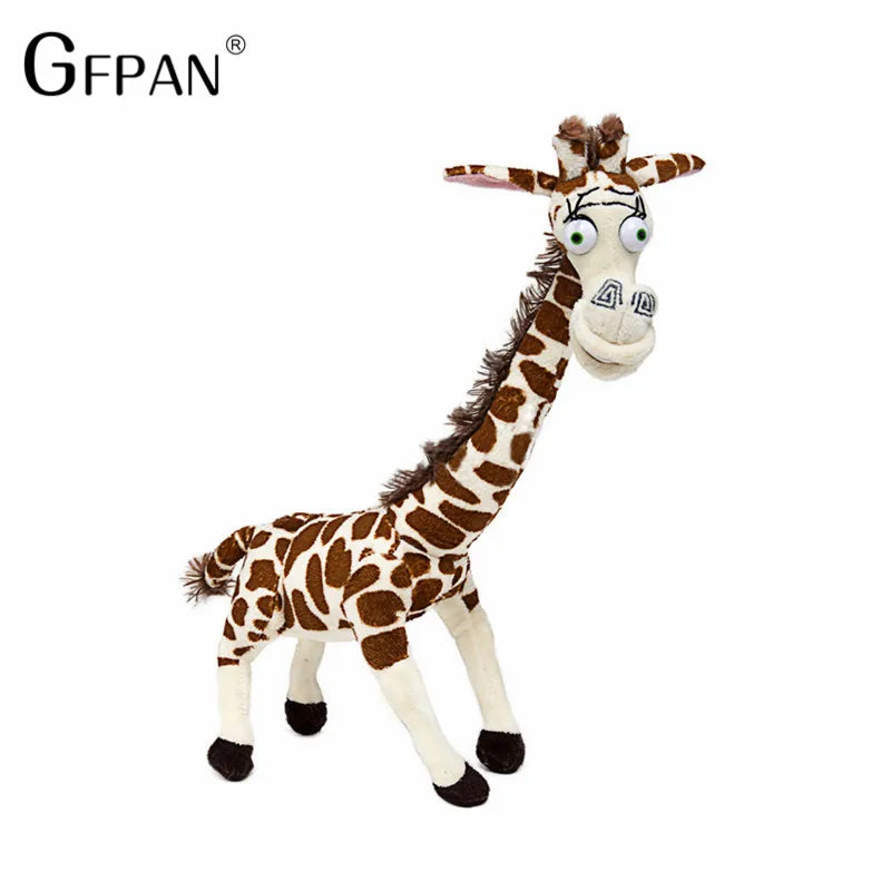 6pcs/set Hot Sale Wholesale Madagascar Plush Toys Lion Zebra Giraffe Monkey Penguin Hippo Children Party Gifts For Kids Baby