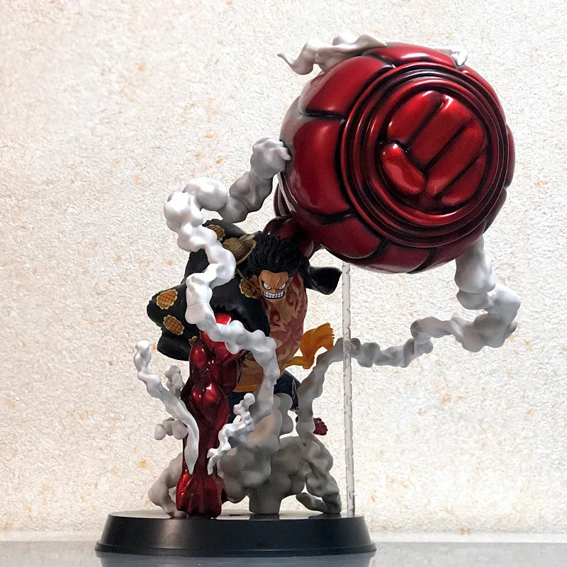 One Piece Luffy Great Saruwang Gun 4th Gear Big Fist Luffy Anime Action Figure Model Pvc Statue Doll Collection Boys Toys Gifts