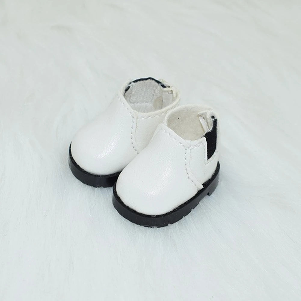 Mini Plush Doll'S Clothes Outfit Accessories For Korea Kpop Exo Labubu Idol Small leather shoes canvas shoes Clothing Gift