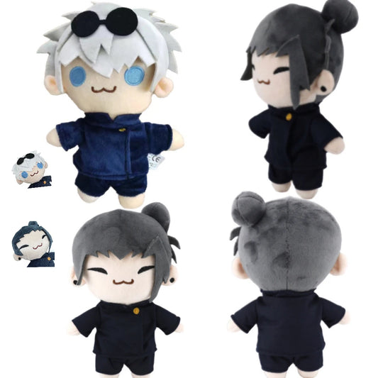 22cm New Jujutsu Kaisen hand puppet plush toy Toys Cute Soft Stuffed Gojo And Geto Pillow Dolls For Kid Birthday Christmas Gift