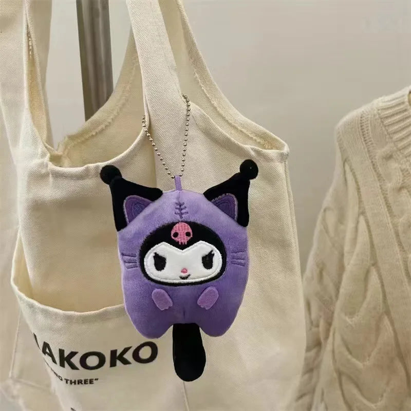 Sanrio Cross-Dressing Cat Keychain - Plushy Mart