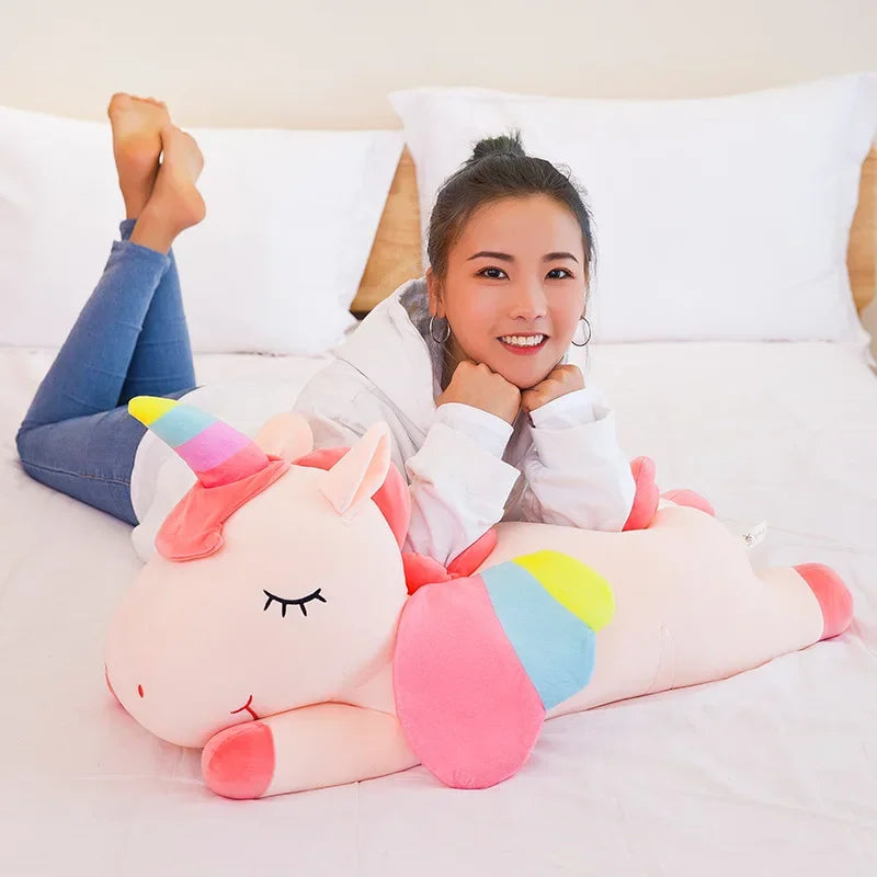 Kawaii Horse Plush 25cm Soft Stuffed Huggable Dolls Animal Acompany Toys Children Girl Birthday Gifts