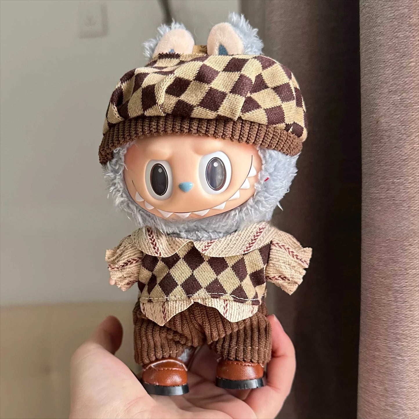 Mini Doll'S Clothes Outfit Accessories For 15-17cm Labubu Idol V1 V2 Stylish Outfit Clothes Sports Leisure Suit Clothing Gift