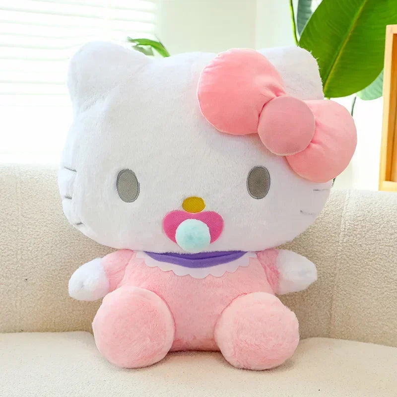 Kawaii Sanrio Anime Plush Stuffed Animal Hello Kitty Doll Plushies Cartoon Rag Girls Children Christmas Gift Peluche