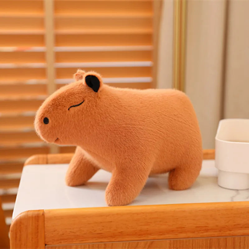 20/36cm Fluffy Capybara Plush Doll Kawaii Capybara Stuffed Toy Simulation Stuffed Animals Kids Juguetes Birthday Gift Home Decor