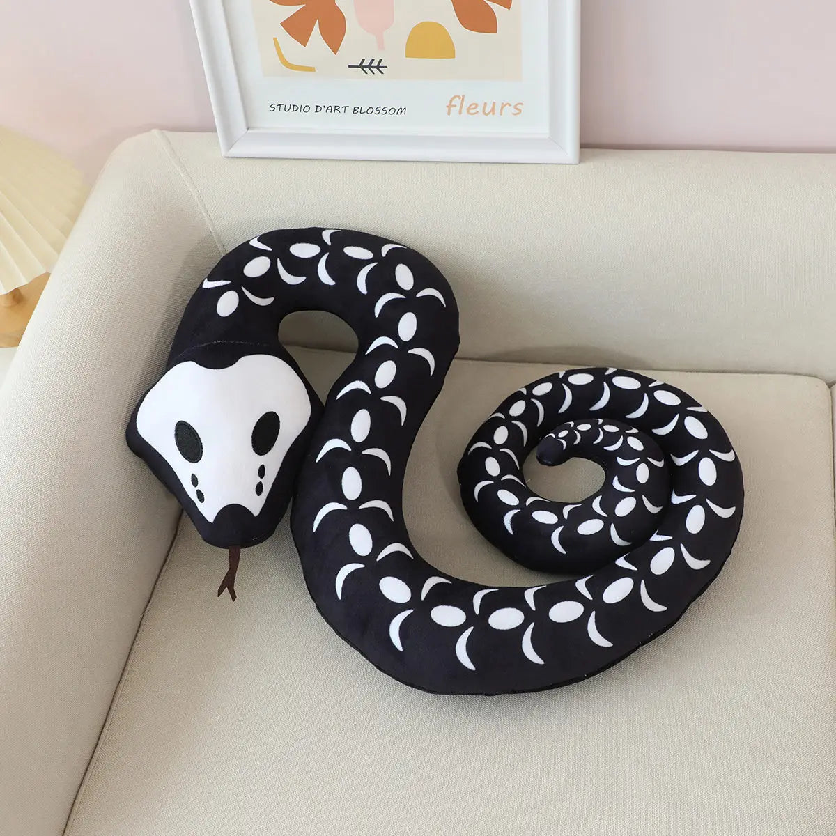 Simulation Python Plush Cartoon Simulation Animal Toys Python Stuffed Dolls Kawaii Room Decor Kids Birthday Xmas Gifts