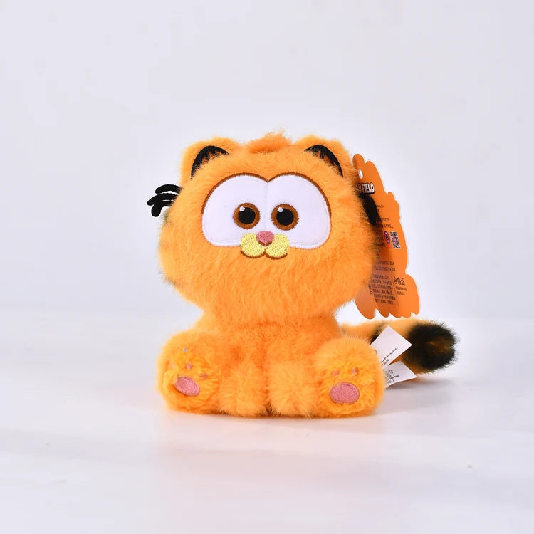 Original MINISO Garfield Kittens Plush Lazy Ginger Cat Stuffed Doll Anime Kitty Peluche Toys Hobbies Sofa Cushion Xmas Kid Gift