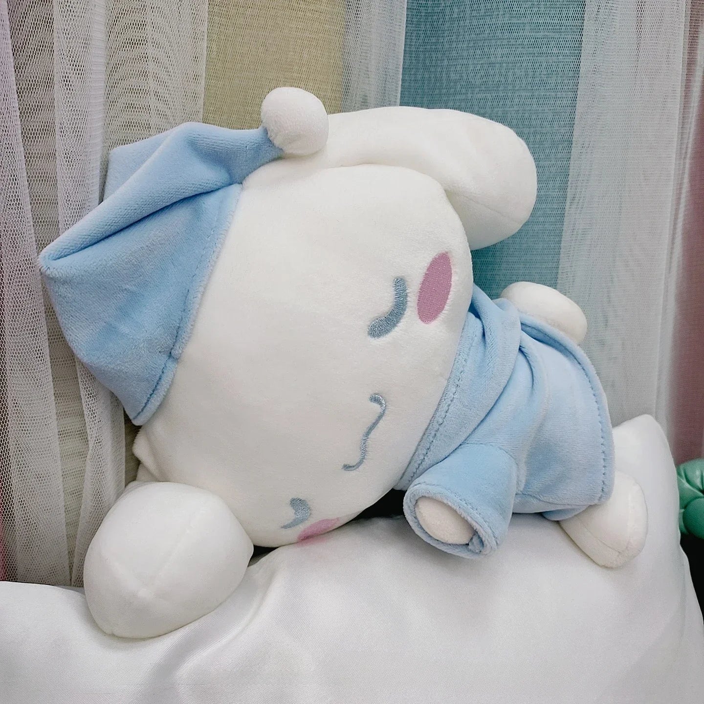 Sanrio Cinnamoroll Plush Doll Melody Kuromi Doll Plushie Toy Kawaii Anime Sweet Kawaii Stuffed Toys Soft Birthday Gift For Girls