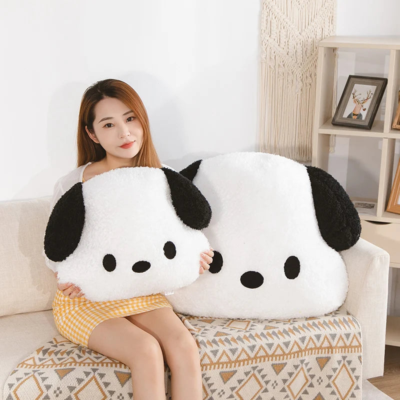 Comfortable Pachacco Pillow Hug Plush Toy Soft Dog Plushies Back Cushion for Chair Sofa Decorative Pillow Japanese Style Gifts