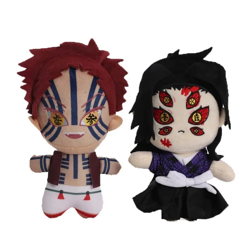 Demon Slayer Plush Stuffed Toys Tsugikuni Yoriichi Tsugikuni Michikatsu Akaza Anime Cartoon Figure Doll Children's Birthday Gift