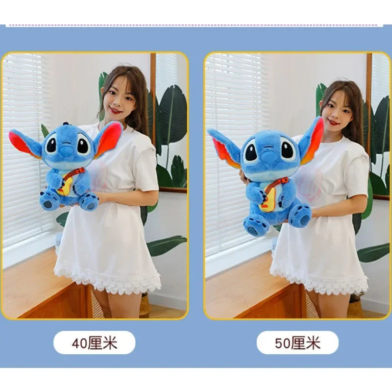 30/40/50cm Original Plush Stitch Movie Cartoon Model Doll Children Action Figures Stuffed Toys Deco Home Birthday Gifts