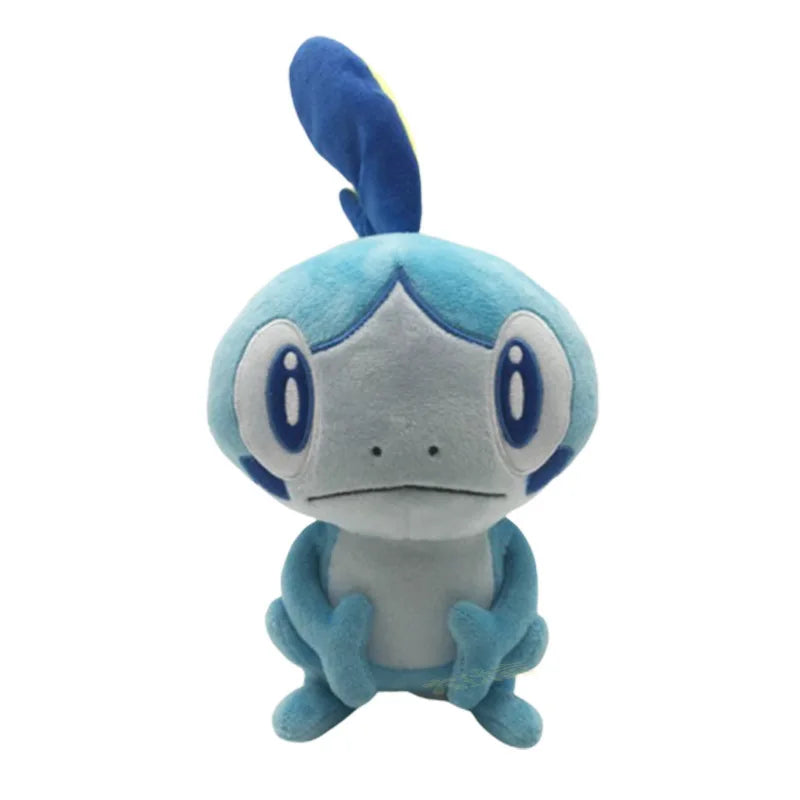 Pokemon Sword, Shield, and Three Houses Knocking Sound Monkey Tears Eye Lizard Flame Rabbit Plush Doll Rabbit Monkey Lizard Doll