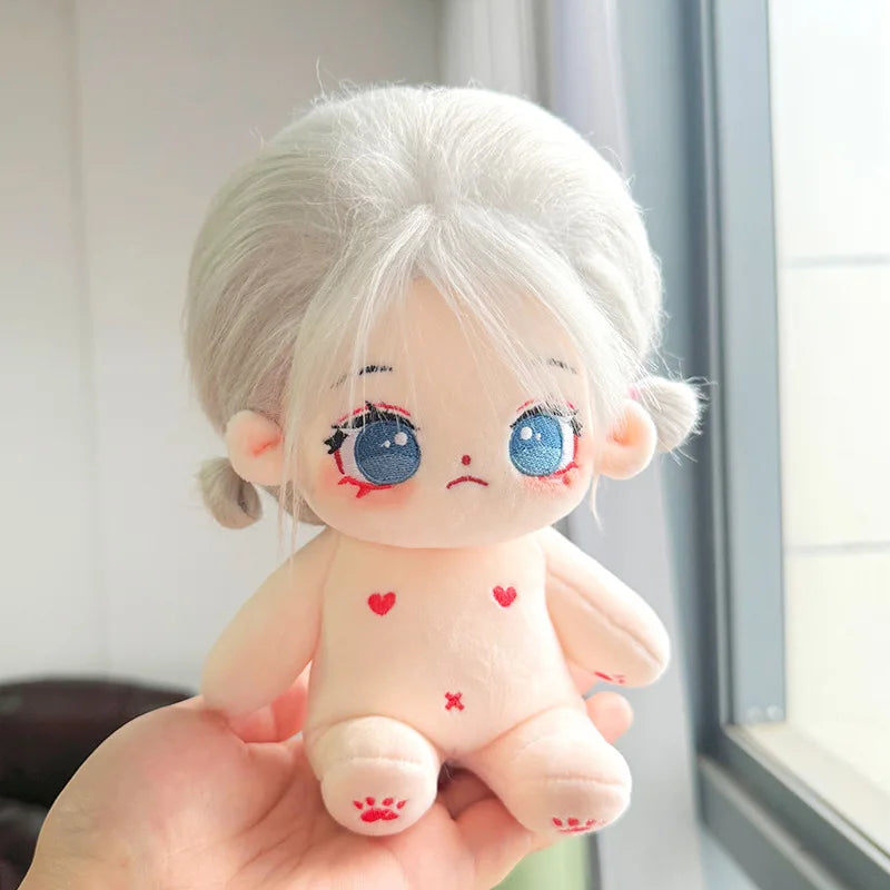 20cm Kawaii Plush Cotton Doll Idol Stuffed Super Star Figure Dolls Twelve Constellations Doll Can Change Clothes Gift