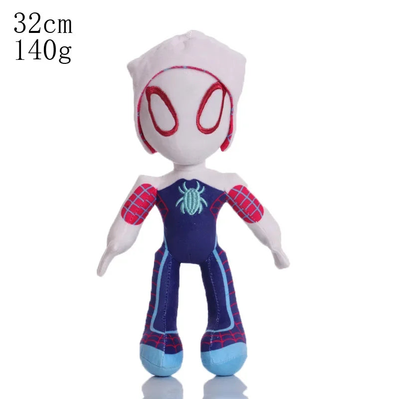 30cm Marvel Movie The Avengers Anime Cartoon Figure Spider Man Fills Plush Toys Kawaii Cute Stuffed Dolls Child Christmas Gifts