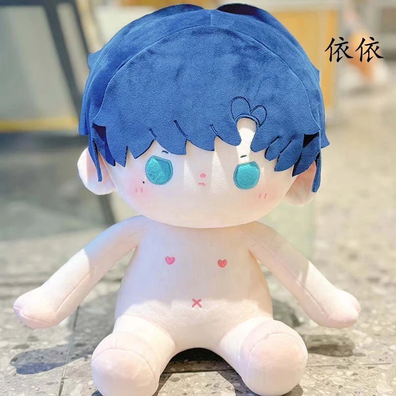 40cm Naked Cotton Doll Cute Idol Stuffed Super Star Figure Dolls Kawaii Plush Girl Doll Can Change Clothes Gift Light and Night