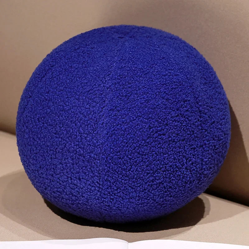 30cm Ins Style Ball Pillow Soft Plush PP Cotton Sofa Pillow Ornament Stuffed Nordic Round Pillow Throw Pillows Home Decoration