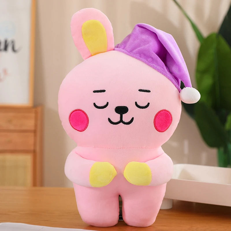 Kawaii Miniso Kpop Star Plush Toys Bangtan Boys Stuffed Doll Animal Chimmy Cooky RJ Doll Birthday Fans Support Gift For Girl