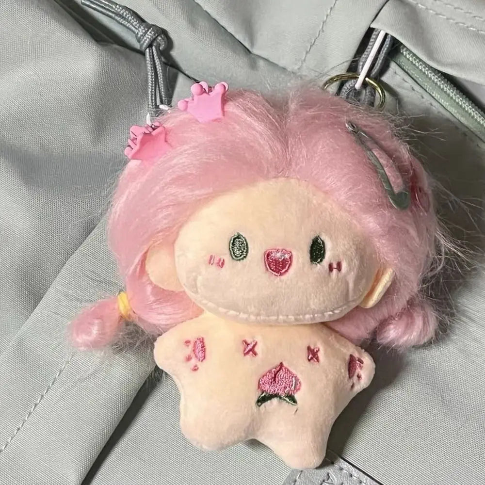 Durable 10cm Long Hair Constellation Stuffed Doll Plush Cartoon Pendant Keychain Hanging Bags Decor Cute Bag Pendant