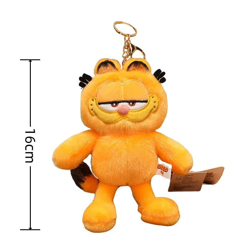 Garfield Plush Lazy Cat Stuffed Doll Anime Kitty Toys Bag Pendant Cute backpack Decor Keychain Xmas Birthday Gifts For Kids