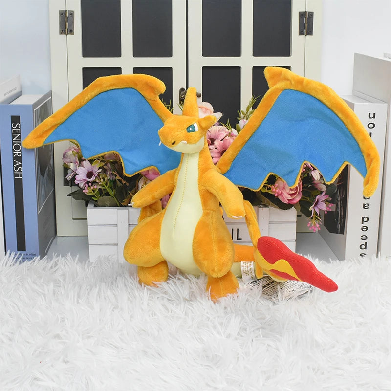 20cm Evolution Mega Charizard Y Plush Toy Doll Pocket Monster Anime Dragon Stuffed Toy Soft Peluche Animals Gift Kids